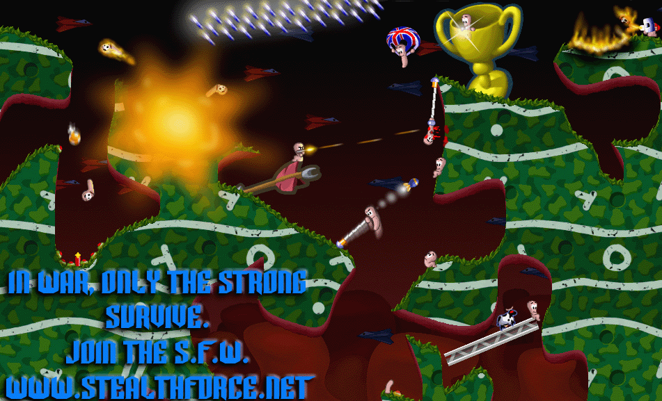 In war, only the strong survive. Join the SFW www.stealthforce.net